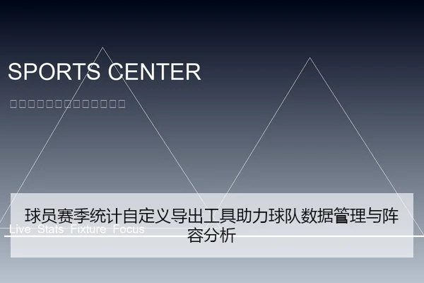球员赛季统计自定义导出工具助力球队数据管理与阵容分析